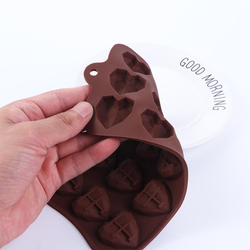 Mould Chocolate Handmade Bakeware Candle Heart Molds Cake Decorations Fondant Tool Chocolate Mold