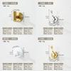 Modern Minimalist Stainless Steel Suction Cup Hook For Bathroom Wall Decor