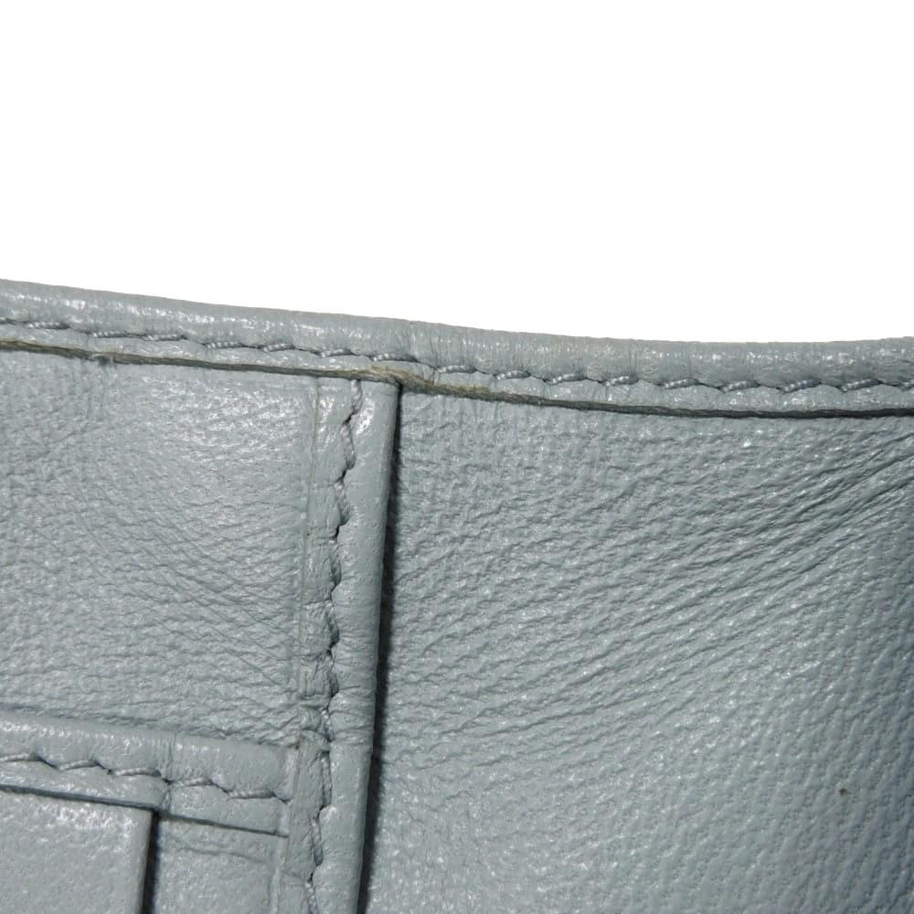 Used Matelasse Compact Zip Wallet (5ML002 N88 F0012 7941) with RFID and Lambskin. Metal logo. Cielo Women's from Japan