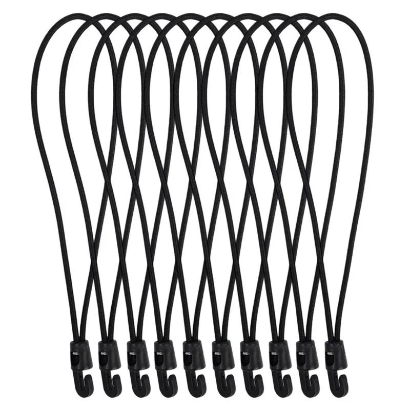 10PCS 10/15/25cm Elastic Bungee Cord Set Tied Rope High Elasticity Luggage Straps Rope For Bikes Tie Downs Camping & Cars Cord T