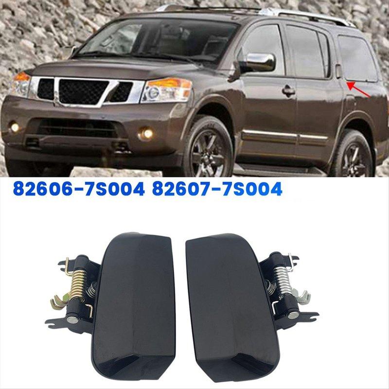 DT08 1Pair Exterior Door Handle 82606-7S004 82607-7S004 for Nissan Armada 2004-2015 Car Rear Door Pull Handle 826077S008