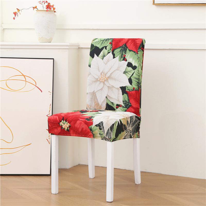 New Colors Chair Covers Floral Modern Slipcover for Dinning Room Wedding Stretch Elastic Furniture Protector
