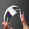 WLIB8 2Pc PVC Car Rearview Rain Eyebrow Transparent Stickers For BMW M Performance 1 3 5 7 Series M3 M4 M5 M6 X1 X3 X5 X6 X7 E30 E34
