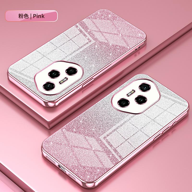 Applicable To Huawei Honor 500Pro Electroplating Glitter Mobile Phone Case Honor 400Pro Transparent 300 Protective Case 200