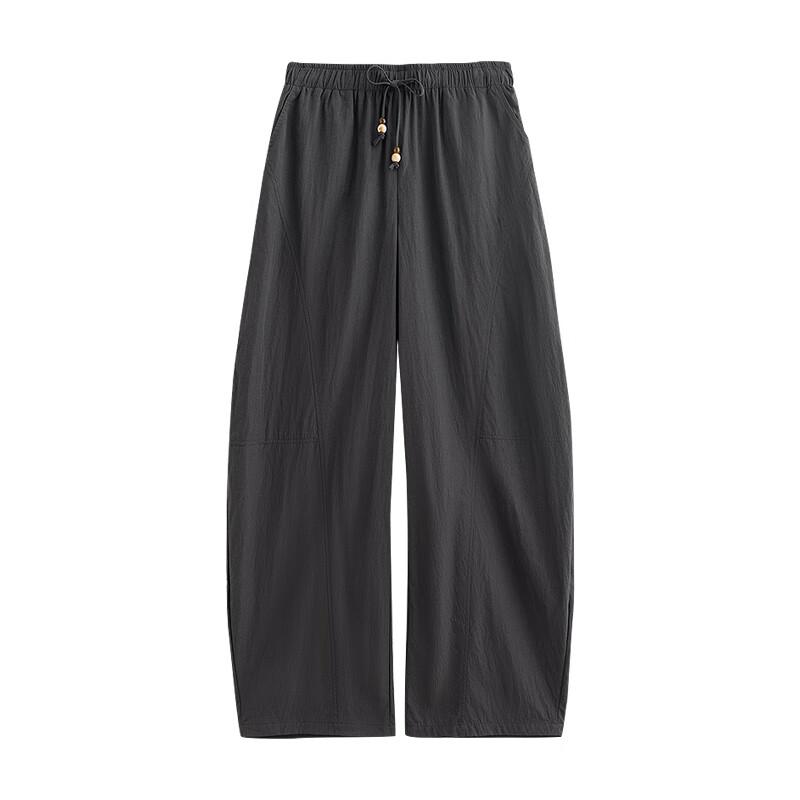 Chuyu Women's Lightweight Elastic Waist Banana Pants