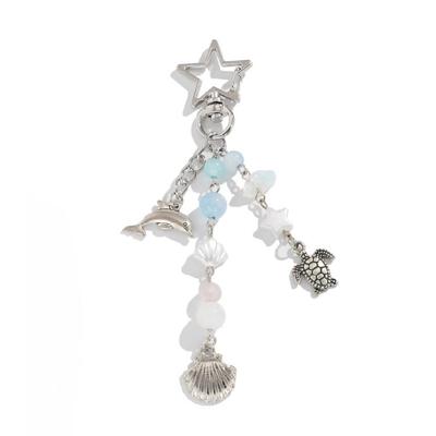 Artistics Oceanics Inspire Dolphin Shell Turtles Keychain Designs Portable for Fashionable Youth And Adventurers