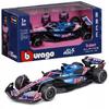 Bburago 2025 Model F1 Alpine A525 Pierre Gasly Monaco GP Race Sports Car Miniature Diecast Car Finished Product 1/43 #10 / 18-38257 (#10)