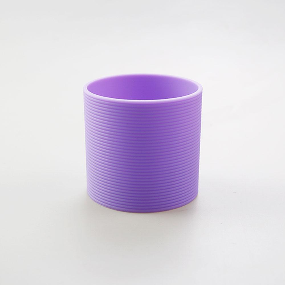 SW 16 Colors 7.0CM Silicone Cup Cover Stripes Non-slip Heat  For Glass Cup Sleeve 70MM Insulated Water Bottle Cup Sleeve