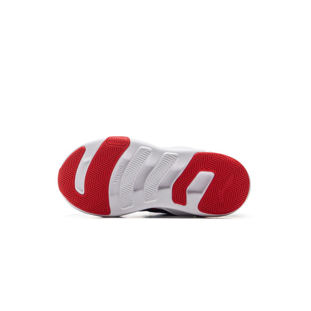 Li Ning Kids Fashion Versatile Shock Absorption Rebound Low-Top Casual Shoes Kids Sneaker Blue YKNU120-3