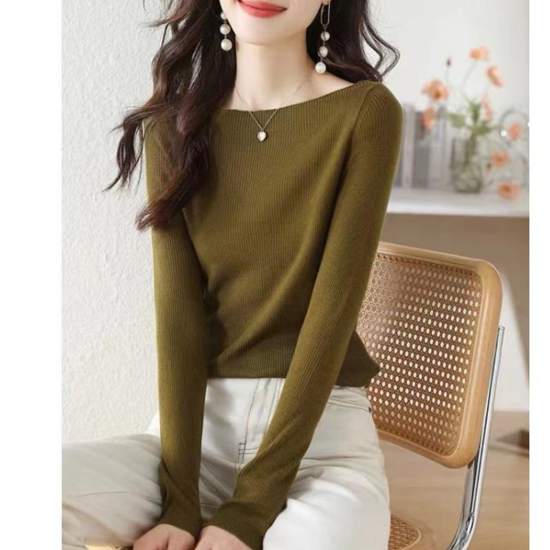 

Женский вязаный свитер с капюшоном, вязаный топ, тонкий свитер, длинный рукав, внутренний, скрытый, короткий топ XL зелёный