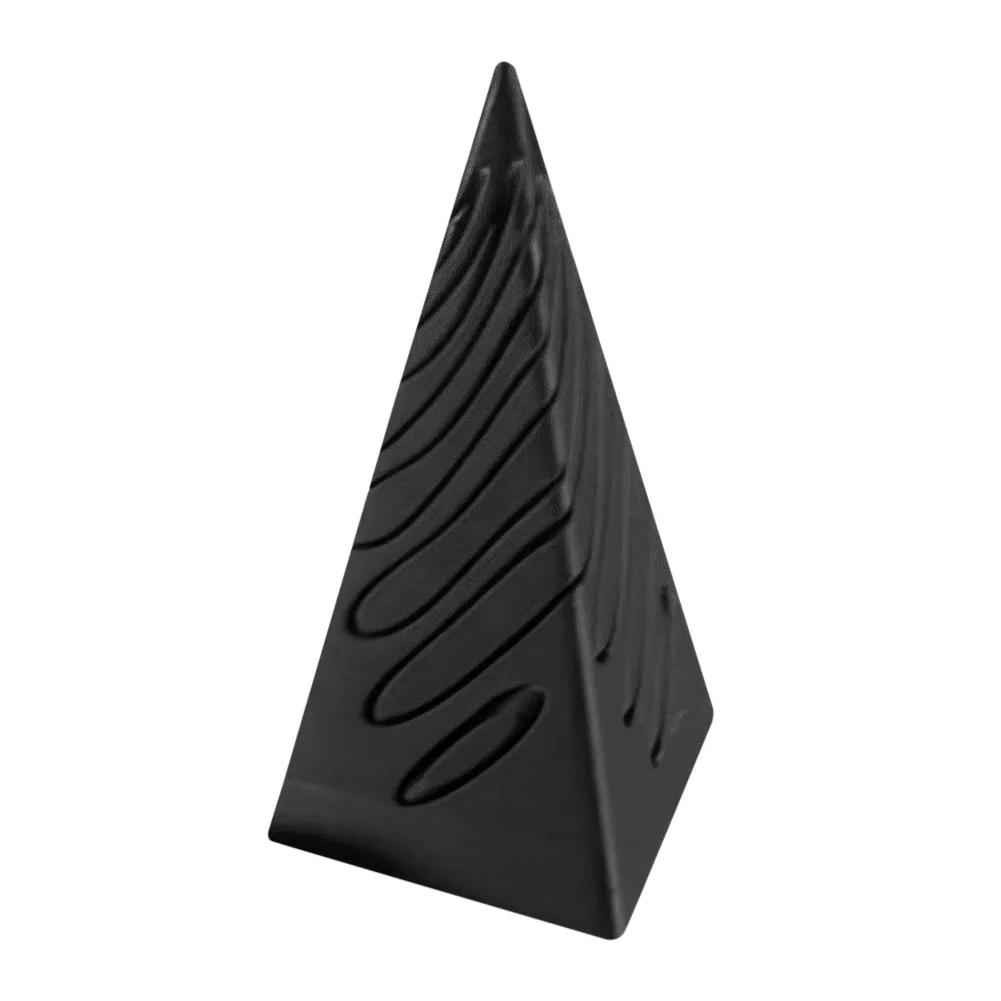 3D tištěná hračka se spirálovým kuželem Nemožný průchod pyramidou Socha průchod pyramidou Fidget Hračka Mini Vortex Thread Illusion