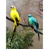 25/35cm Handmade Artificial Parrot Cute Bird Designer Decor Weeding Gift Party Garden Home Decoration