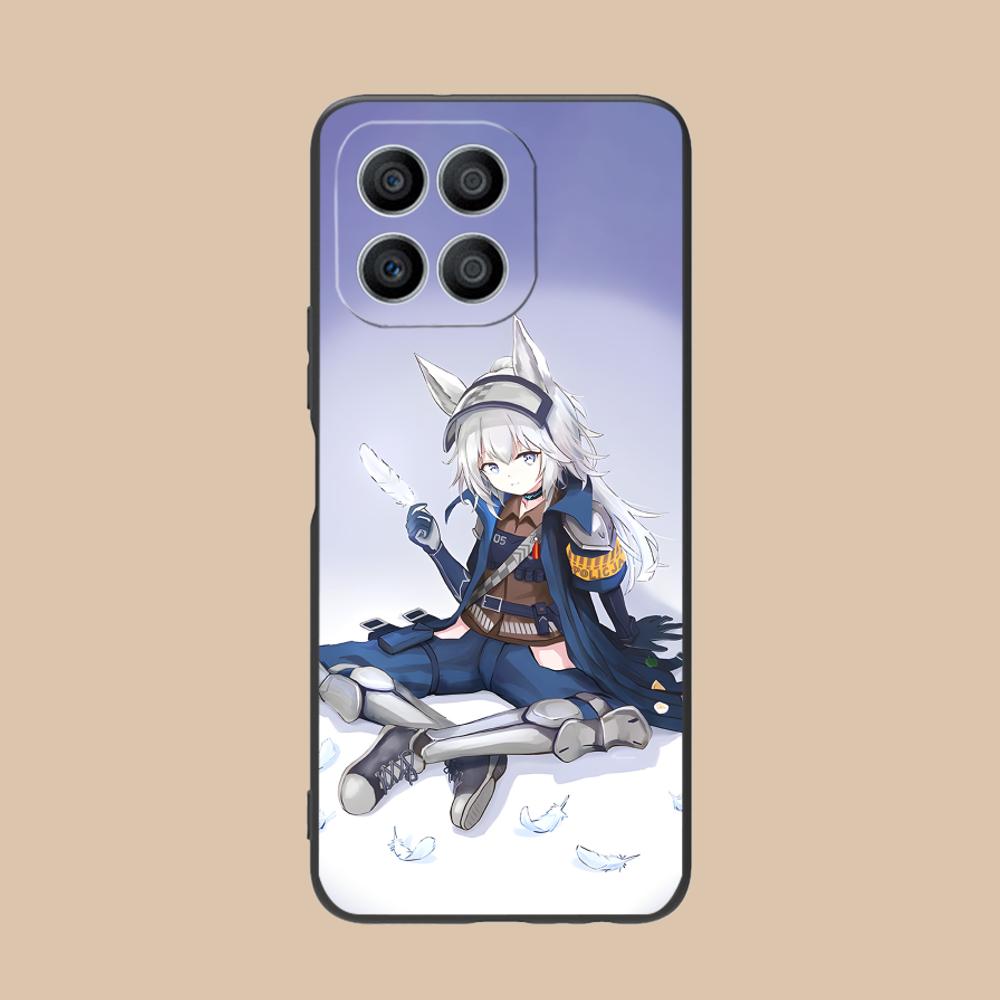 Arknights Grani Matte TPU Mobile Phone Case for Honor 90 80 70 60 50 30 20 10 9 8 7 Pro S SE Lite 5G Colorful Printing Cover