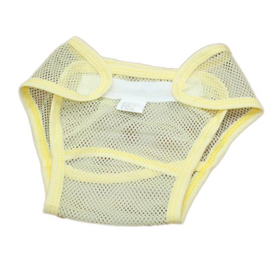 Magic Tape Breathable Baby Newborn Washable Mesh Diaper Cover Pants Reusable