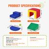 Toddler Climbing Toys Indoor, 5 Piece Climb, Crawl and Tunnel Soft Play Equipment, Foam Climbing Toys, Kids Tunnel Maze with Stairs and Ramp,Indoor