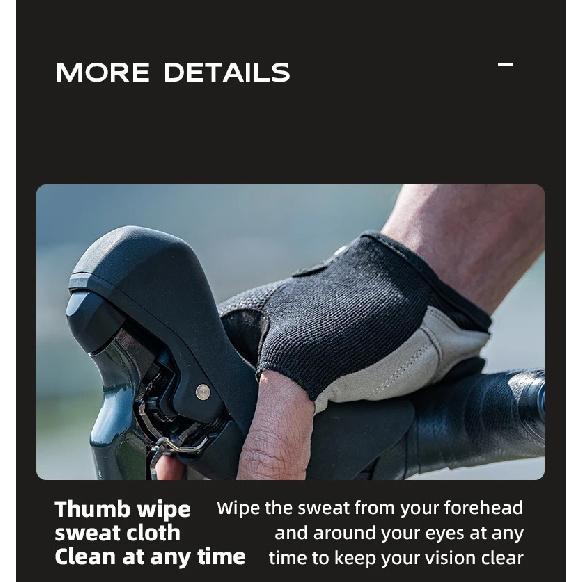 RockBros Bike Gloves Non-Slip Breathable Mtb Mens Women's Summer Bicycle Cycling Gel Pad Short Half Finger Sport Gloves ciclismo