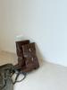 All Leather~ Belt Buckle Medium Boots British Pants Pants Martin Boots Women's Thick Heel Knight Boots Western Pile Boots
