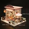 Wooden Doll House Casa Diy  Miniature Dollhouse 3D Puzzle Assembly Building Toys With Furniture LED Lights For Children Gifts