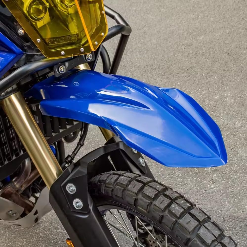 FOR TENERE700 (2025, 2024, 2023, 2022, 2021, 2020, 2019) Custom Front Fender (White) - Tenere 700 Accessory (Blue) [Parallel Import]