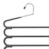 Oppbevaring Bukser Henger 5-lags Design Multifunksjonell Plassbesparende Rynkefritt skap Skjerf Jeans Skap Organizer Hjemmeutstyr