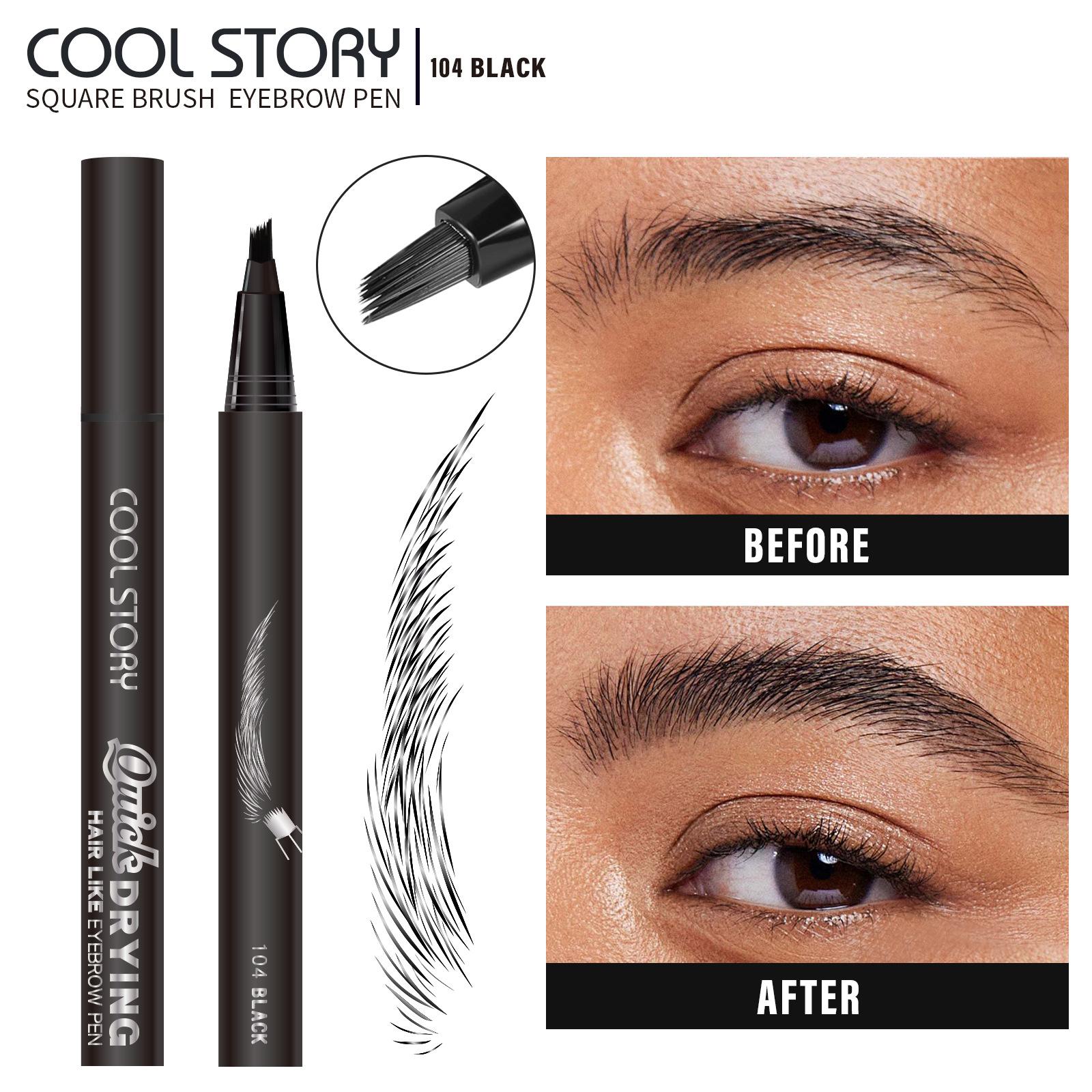 

Жидкий карандаш для бровей создает дикие брови с натуральным, стойким, быстросохнущим водостойким, потоотделением и тонкой расческой #104