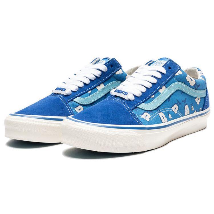 Undefeated x Vans OG Old Skool LX U-Man - Blue Lolite Unisex Sneakers Marshmallow VN0A4P3X7AG