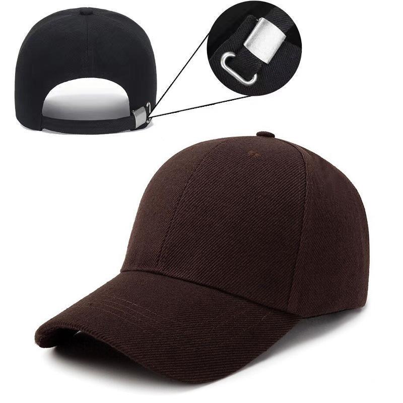 New Solid Color Unprinted Baseball Cap Men's Outdoor Fishing Korean Version Cap Women's Simple Trendy Shade Sun Protection Hat
