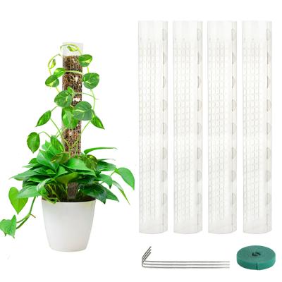 Plant Plastic Moss Pole Moss Supports Climbing Plant Poles Tortoise Back Moss Rod for Plant Posts
