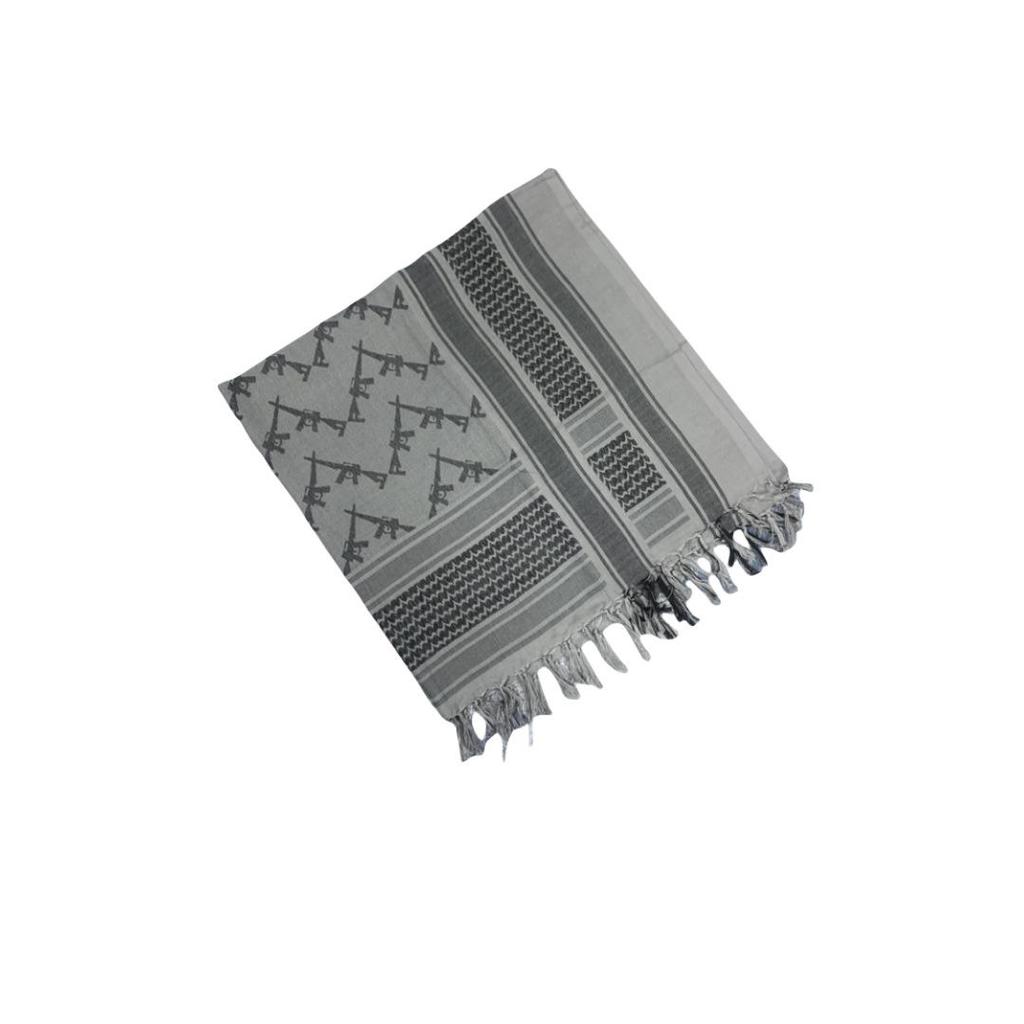 Camouflage Jacquard Keffiyeh Scarf - 100% Cotton Muslim Outdoor Shawl