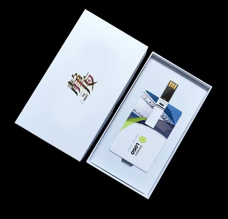Custom Credit Card USB Drive: Creative Business Card & Corporate Gift with Logo Printing