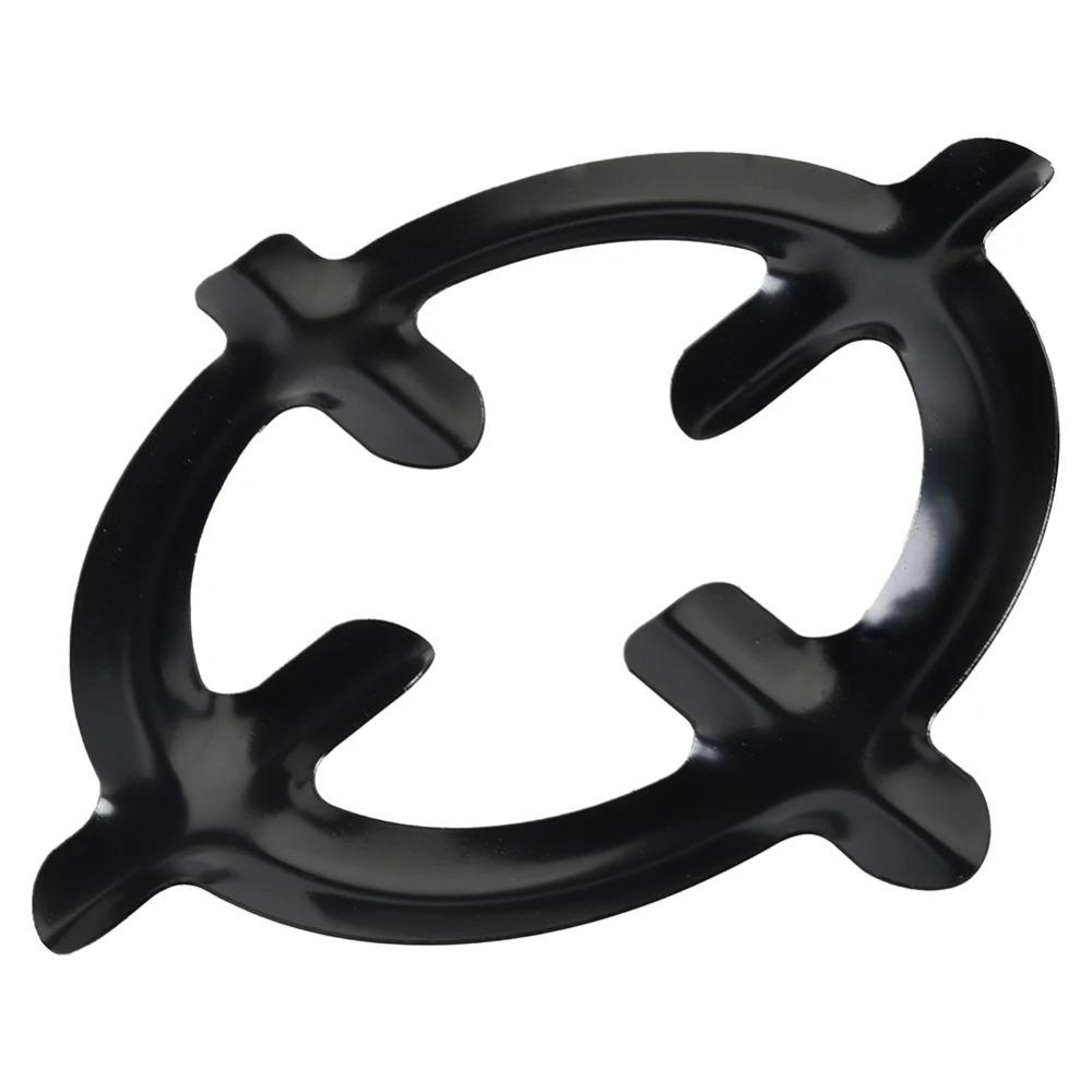 Black Moka Pot Shelf Stable Trivet Grates Portable Gas Stove Ring  outdoor