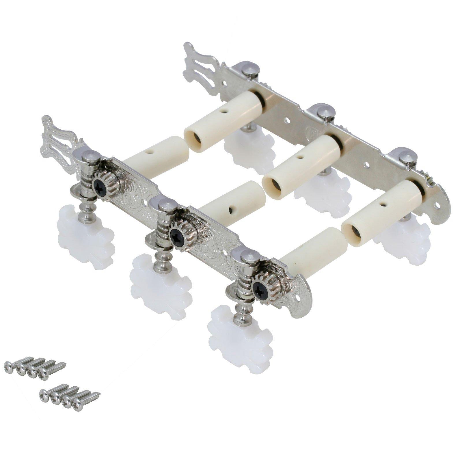 

Kikutani Колок для намотки струн 35 мм для нейлоновых струн тройной левый и правый 1 комплект никель GM-35DG