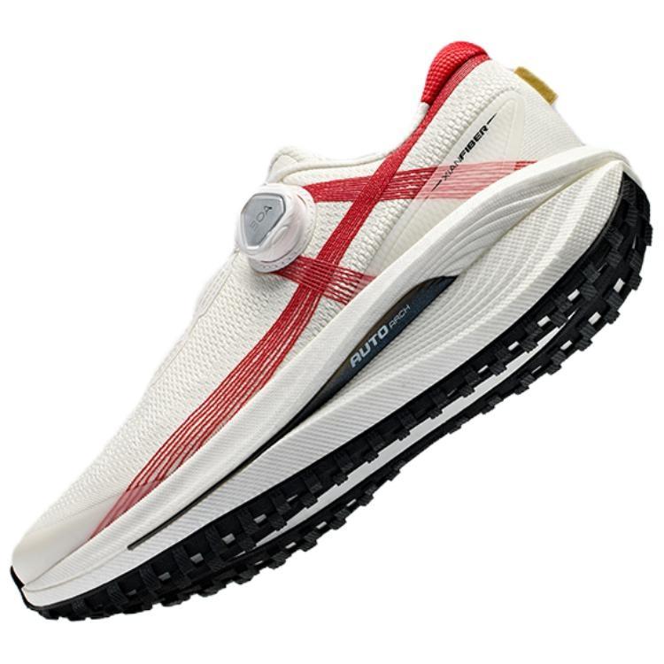 Anta Champion All Weather Collection Cushioning, Wear Resistant Low Top Running Shoes Women's White Red 122445542AS-4