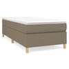 Vidaxl Rama Łóżka Bez Materaca Taupe 90X200 Cm Tkanina