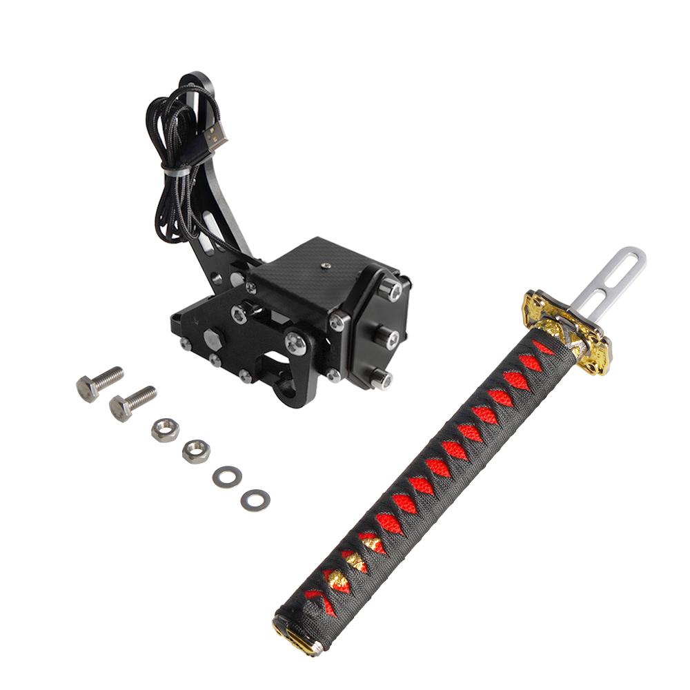 Katana Handbrake 15/26Cm Square Plate Samurai Sword PC SIM Simulated Racing Game For G25/27/29 T300 T500 Without Clamp