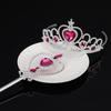 Girl Tiara Fairy Wand Set Children Crown for  Dress Up Kids Party
