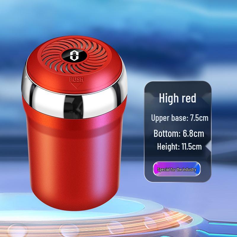 Premium Ambient Light Car Ashtray - Anti-Ash Solution for Huawei AITO Wenjie M5/M7/M8/M9