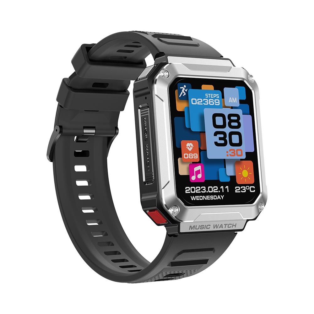 T93 Smart Watch 1,96 Zoll 4 GB Speicher Wireless Bluetooth Anruf Ohrhörer Sport Musik Kopfhörer Smart Watch für Männer Frauen