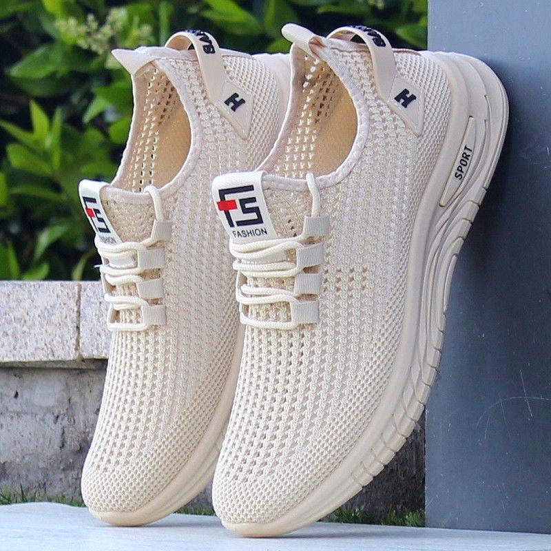 Hollow Shoes for Men's Lightweight Soft Sole Casual Sneakers for Summer Men's Mesh Shoes Comfortable Breathable Mesh Shoes