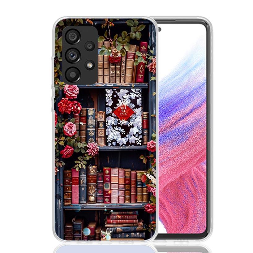 Read Books illustration Reading Phone Case for Samsung Galaxy A17 A16 A15 A14 A13 A57 A56 A55 A54 A53 A37 A36 A35 A34 A33 A26 A2