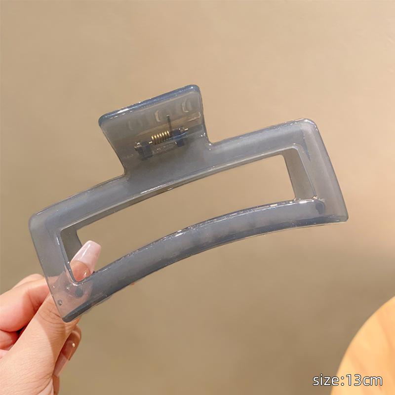 Exquisite Acrylic Claw Clip for Thick Hair - Large High-End Shark Hairpin