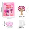 Magically Paper Sakura Crystal Trees Christmas Magic Growing Tree Japan Desktop Cherry Blossom Science Toys Novelty Funny Gift