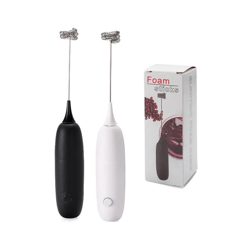 1PC Battery Model Handheld Egg Beater Froth Mixer Kitchen Automatic Coffee Milk Foaming Mixer Kitchen Whisk Tools
