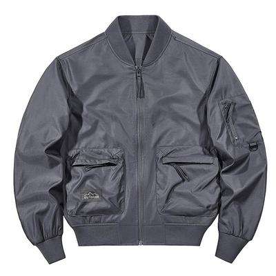 Men's American Style Spring/Autumn Baseball Jacket - Casual Pilot Flight Suit Outerwear Workwear 8861.
