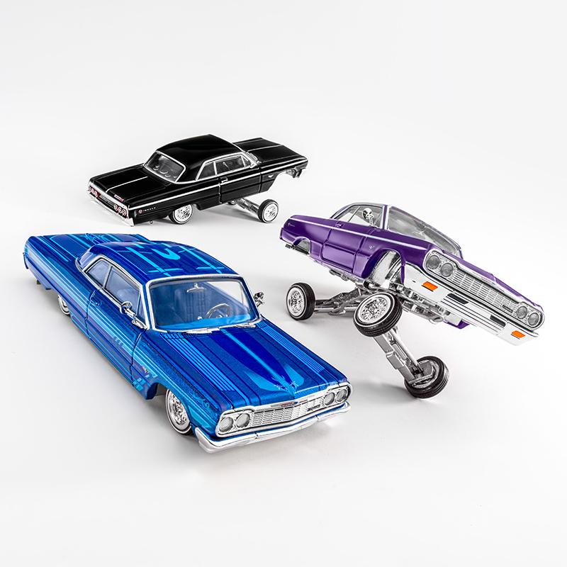 Pre-sale 97M 1:64 Chevrolet Impala Lowrider Alloy Model Car