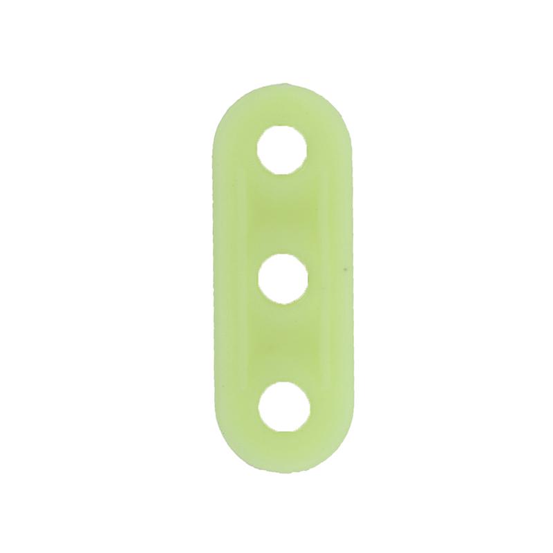 10Pcs Green Outdoor Luminous Rope Buckle Tent Wrench Buckle Safety Alert Buckle