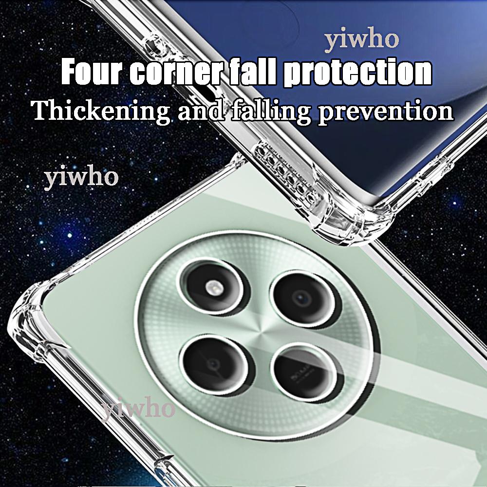 Carcasă de telefon transparentă pentru Xiaomi Poco C75 5G 4G, carcasă de protecție pentru cameră, husa spate Clera pentru Pocco Poxo C65 C61 C55 C51 C40