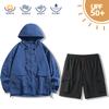 UPF10 + Summer Sunscreen Suit Set, Ice-feeling Breathable, Light and UV-proof Jacket, Camping and Hiking Suit.