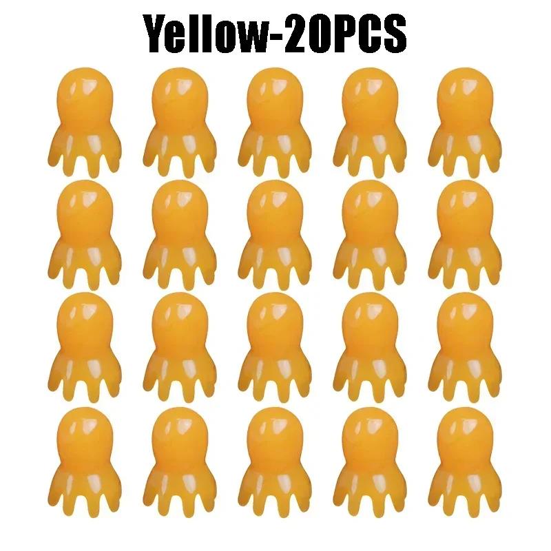 Ergonomic Octopus Head Gua Sha Massager Resin Portable for Face Body Scalp Pressure Point Tool Spa Quality Home Travel