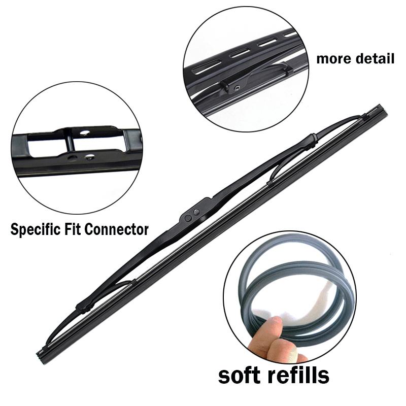 Erick's Wiper 12" Rear Wiper Blade & Arm Set Kit For Jeep Liberty KK 2008 - 2012 Windshield Windscreen Window Car Rain Brush